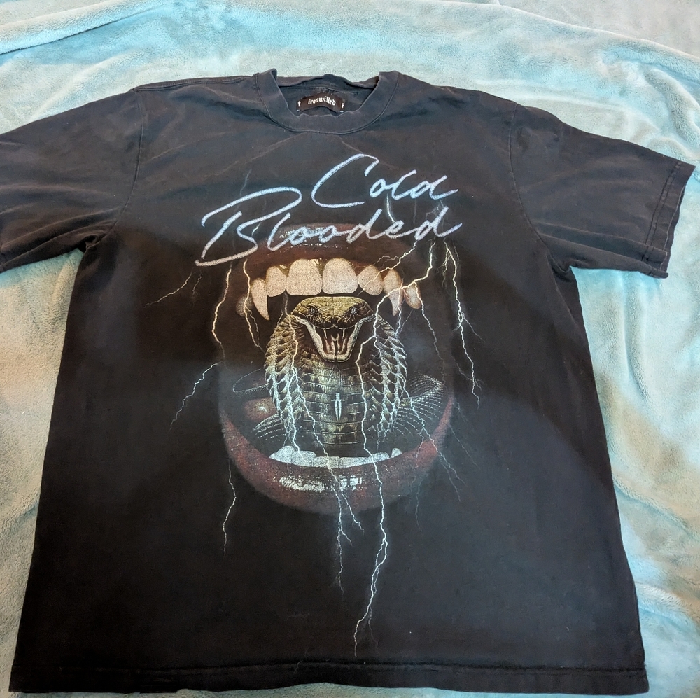 Cold Blooded Graphic T-Shirt - Black